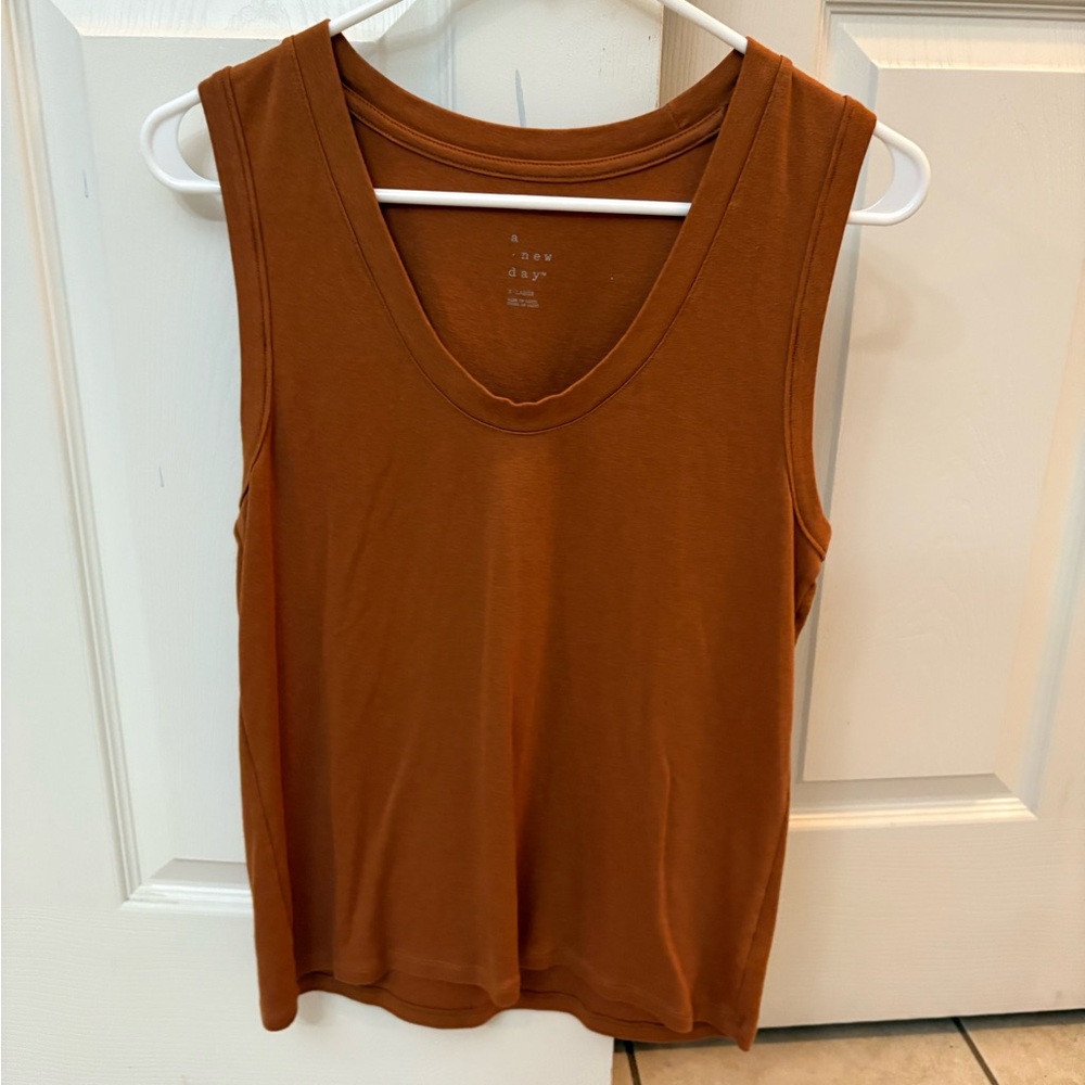 A New Day Women's Brown Tank Top